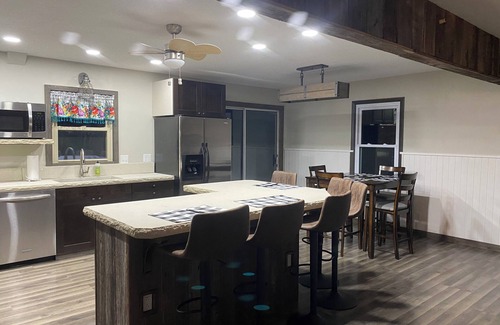Morris County House | Flint Hills Hideout is a 4 bed, 2 bath, house in the heart of the Flint Hills.