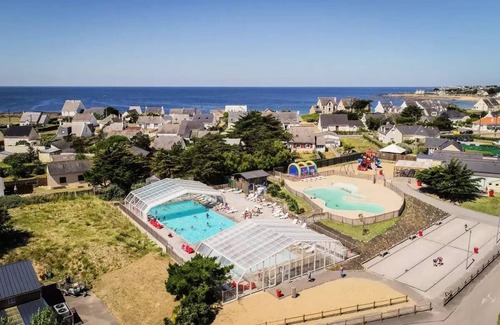 Batz-sur-Mer House | Flower Camping Les Paludiers * - Cabane Lodge on stilts Standard 34m2 (2 bedrooms) including covered terrace 11m2 4 people