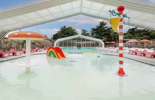 Batz-sur-Mer House | Flower Camping Les Paludiers * - Cabane Lodge on stilts Standard 34m2 (2 bedrooms) including covered terrace 11m2 4 people
