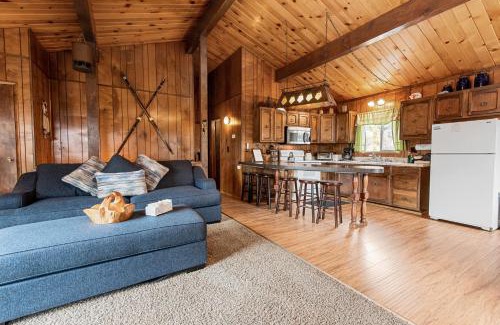 Whispering Forest House | Forest Edge Retreat - Cozy, log cabin with a wood burning fireplace! Pool Table, Foosball and Darts!