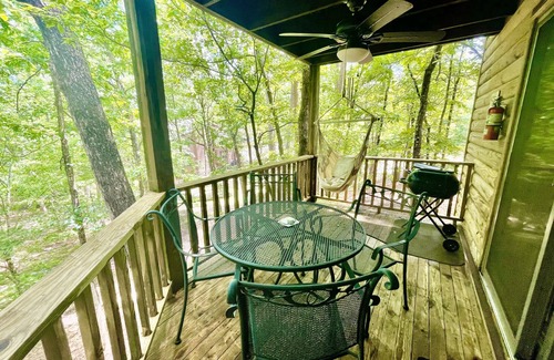 Mount Ida Condo | Forest view 2 bed/bath condo on Lake Ouachita by RedAwning