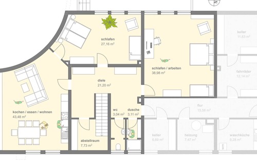 Kelheim Condo | ★Formerly Vicarage | for 8 | NETFLIX | terrace| kitchen | 130sqm★