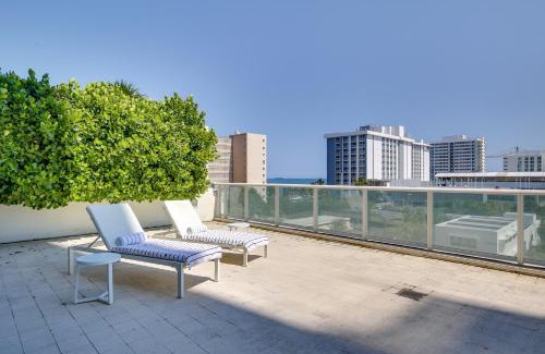 Central Beach Apartment | Fort Lauderdale Condo with Veranda and Ocean View!