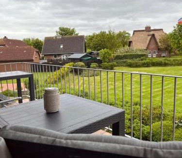 Friedrichskoog-Spitze Apartment | Frieda - Ferienwohnung mit Deichblick