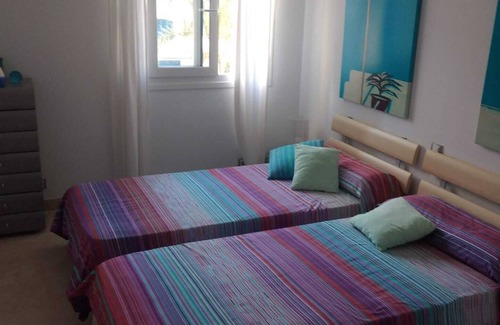San Luis de Sabinillas Apartment | Frontline Apartment "La Noria" with Shared Pool & Wi-Fi