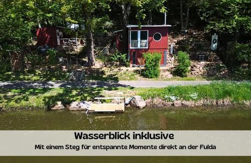 Guxhagen House | Fulda-Chalet mit eigenem Bootssteg