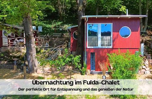 Guxhagen House | Fulda-Chalet mit eigenem Bootssteg