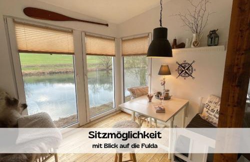 Guxhagen House | Fulda-Chalet mit eigenem Bootssteg