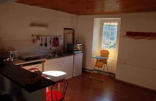 Florac Apartment | Full Center of Florac, view of the Causse Méjean