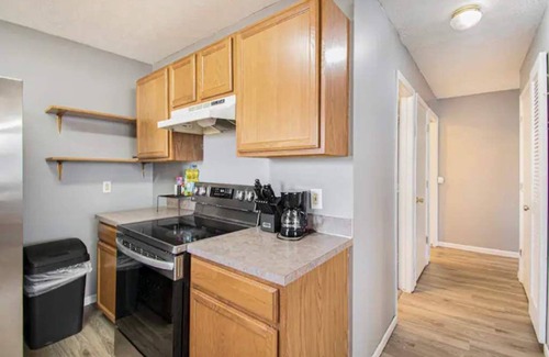 Omaha House | Full home with private garage & fenced yard
