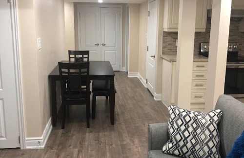 East Credit Apartment | Fully Furnished 2 bedroom basement apartment for a family