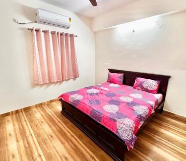 Madhapur Apartment | Fully Furnished 2BHK Family Stay with Kitchen & Balcony