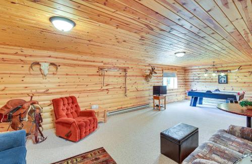 Custer House | Furnished Deck, Black Hills View Lazy U Retreat