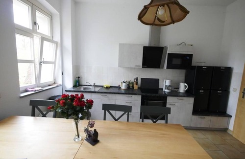 Melchow Apartment | Gästezimmer 4 mit Gemeinschaftsküche für Max. 4 Personen