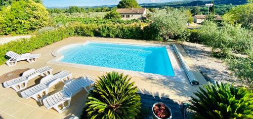 Saint-Martin-d'Ardeche House | Gîte Euphrasie piscine privée confort 3 étoiles
