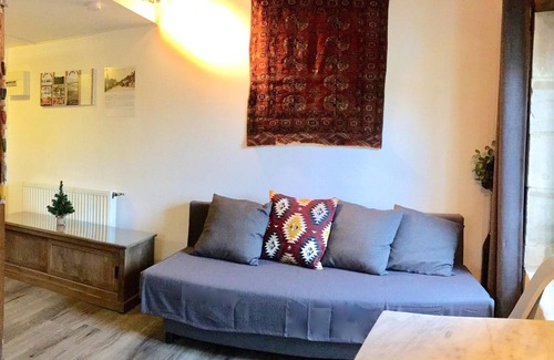 Bernieres-sur-Mer Cottage | Gîte-Private Bathroom-Garden View-DUNE