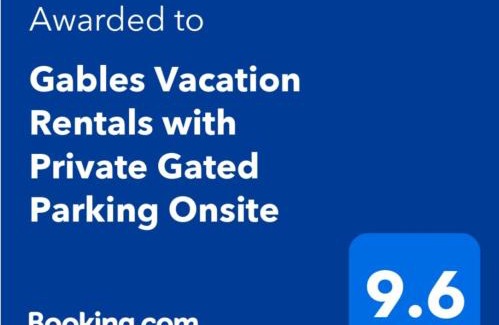 Porus Apartment | Gables Vacation Rentals with Private Gated Parking Onsite