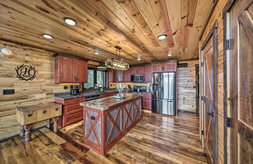 Galena House | Galena Cabin with Wraparound Porch and Game Room!