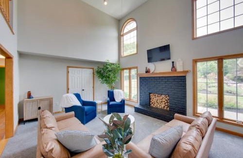 Hummelstown House | Game Room and Covered Patio Hummelstown Hideaway