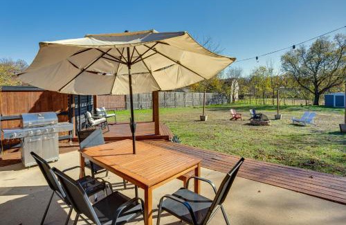 Aubrey House | Game Room and Fire Pit Family-Friendly Aubrey Home