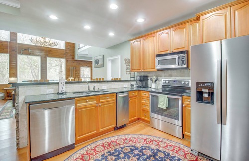 East Ellijay House | Game Room & Fire Pit: Riverfront Home in Ellijay!