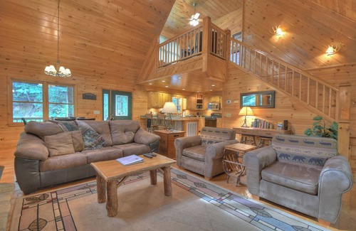 My Mountain Cabin | Game Room, Screened Porch, Hot Tub, Pet Friendly