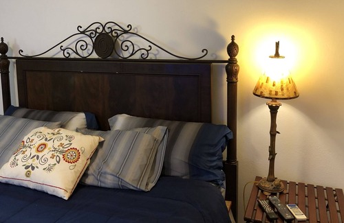 Miradero Condo | Garden apartment steps from the beach and pool, WiFi, Smart TV, screens.