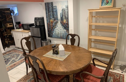 Wesley Heights House | Garden level suite with Patio walking distance to American University
