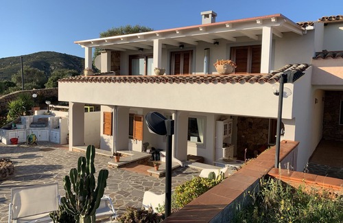 Porto San Paolo House | Garden level with large outdoor areas/fantastic 180-degree sea view