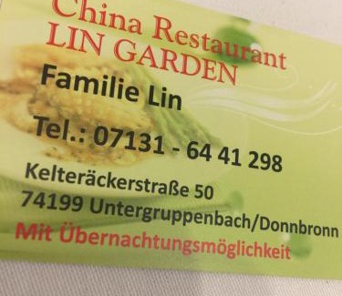 Donnbronn House | Gaststätte Lin Garden