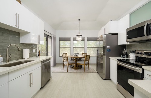The Pavillions Condo | Gated Gainey Ranch condo, garage, heated pool, walk to restaurants, shopping!
