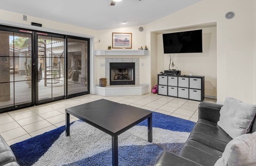 Anthem House | Gated home + casita with pool, spa, patio, outdoor kitchen, & exercise room