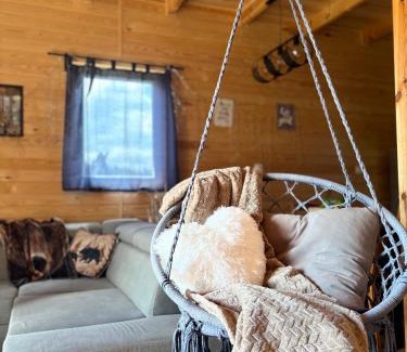 gmina Liniewo Apartment | Gawra Nad Jeziorem - całoroczne domki nad jeziorem z balią, jacuzzi i sauną, Kaszuby