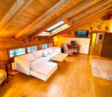 Reith bei Kitzbuehel Apartment | Gemütliche Dachgeschosswohnung in einem österreichischen Herrenhaus
