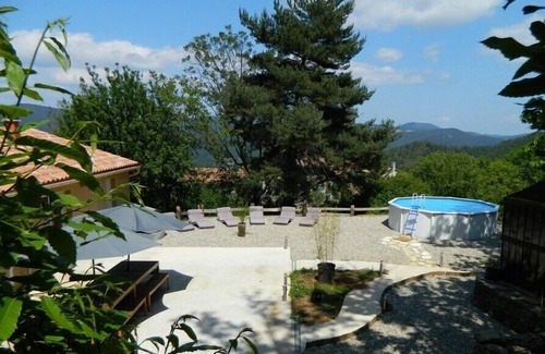 Branoux-les-Taillades Cottage | Gîte Cevennes of even foot comfort with private swimming pool 12 pers