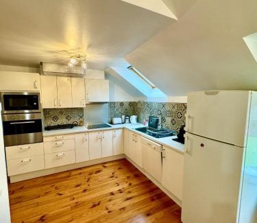 Vernou-sur-Brenne Apartment | GITE DANINOU; meublé 3 chambres avec terrasse (1er étage du château) , salon et cuisine ouverte