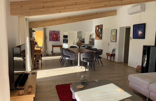 Saint-Just-de-Claix House | Gite Domaine Prashanti, à la Porte du Vercors, Avec Tennis Privé