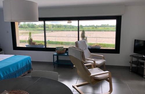 Bouloc Apartment | Gite-Grand studio contemporain proche Toulouse dans domaine Equestre