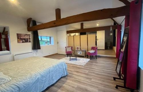 Juvigny les Vallees House | gite "La Renaudaie" - piscine