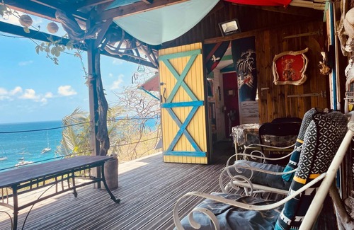 Grand Anse Cabin | Gite Ti Kazalo - Cabane perchée - sea view - direct access to the Baie des Tortues beach