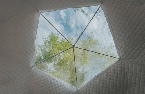 Cherry Log House | Glamp Blue Ridge - Dome 7, Amelia. Escape to a dome on the falls.