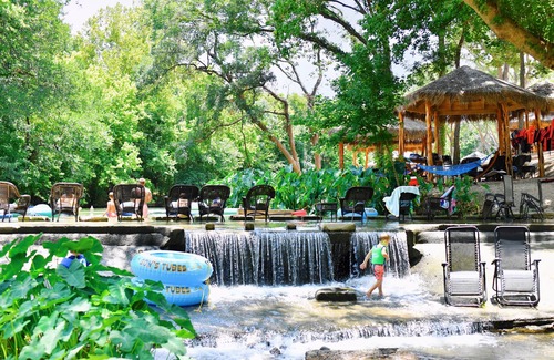 Sutherland Springs House | Glamping Cabin with AC & Heat at Son's Rio Cibolo, a100 acre Nature Retreat. RCC