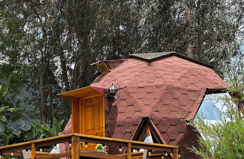 Choachi Ski Chalet | Glamping Shalom con Jacuzzi, a 15 min de los Termales de Santa Monica