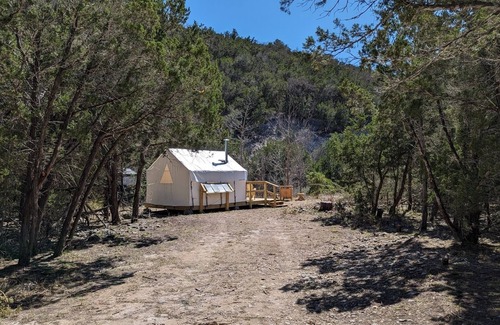 Vanderpool RV Rental | Glamping Tents 1, 2, 3