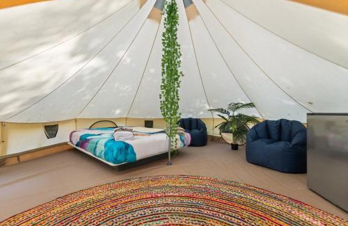Stanton Other | Glamping Yurt #1 in Red River Gorge, Wooded with Full Bath House