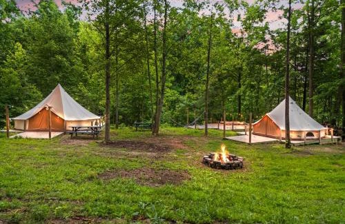 Stanton Other | Glamping Yurt #2 in Red River Gorge with Wooded Views & Bath House