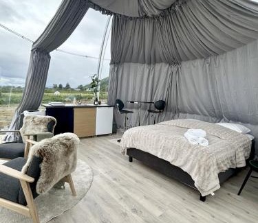 Andoy Other | Glass domes at Arctic Ocean Lodge