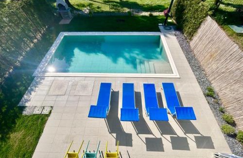 Isola Albarella Villa | Golden hour retreat lagoon view villa with pool