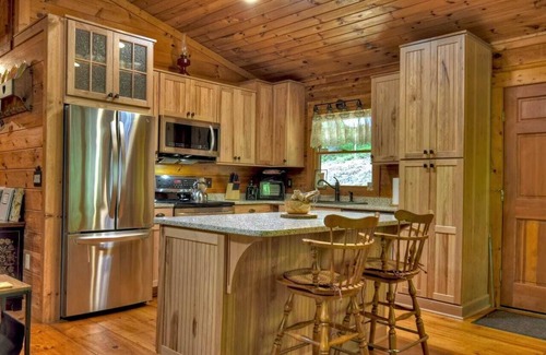 Ellijay Cabin | Goldfinch Rustic Retreat | Hot Tub & Fire Pit