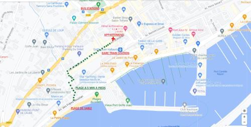 Golfe Juan Apartment | Golfe Juan grand 2 pièces proche plage et Cannes